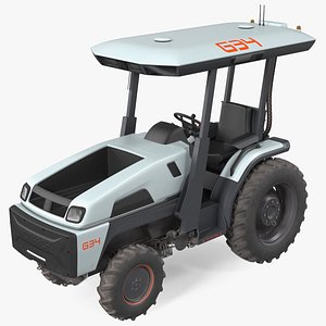 3D model Monarch Self Driving Electric Tractor Dusty