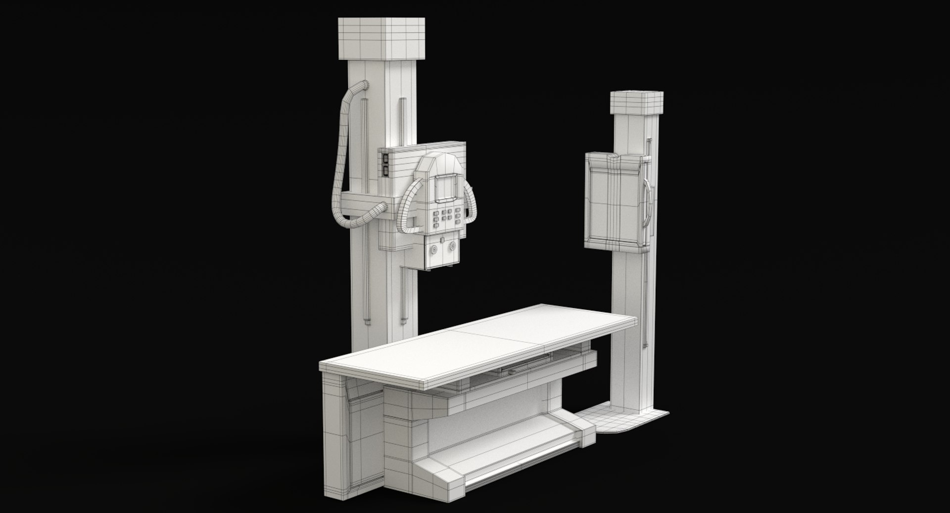 3d model x-ray machine