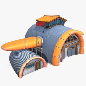 Cartoon Air Hangar