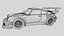 Porsche 930 RWB Custom Widebody - 3D Model