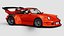 Porsche 930 RWB Custom Widebody - 3D Model
