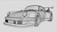 Porsche 930 RWB Custom Widebody - 3D Model