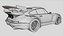 Porsche 930 RWB Custom Widebody - 3D Model