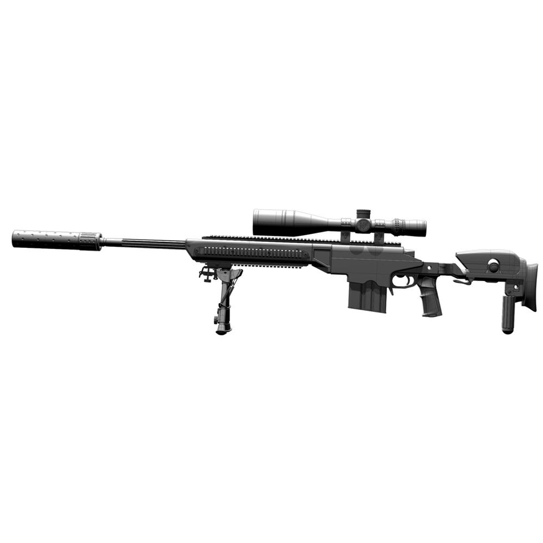 McMillan TAC-50 Long-Range Anti-Material and Sniper Rifle