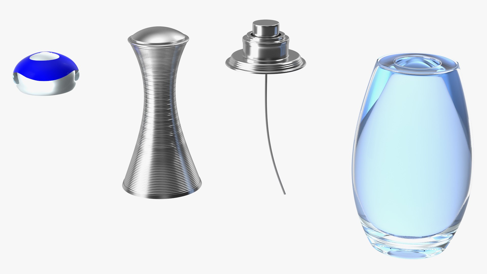 Glass Perfume Bottle 3D Model - TurboSquid 2117266