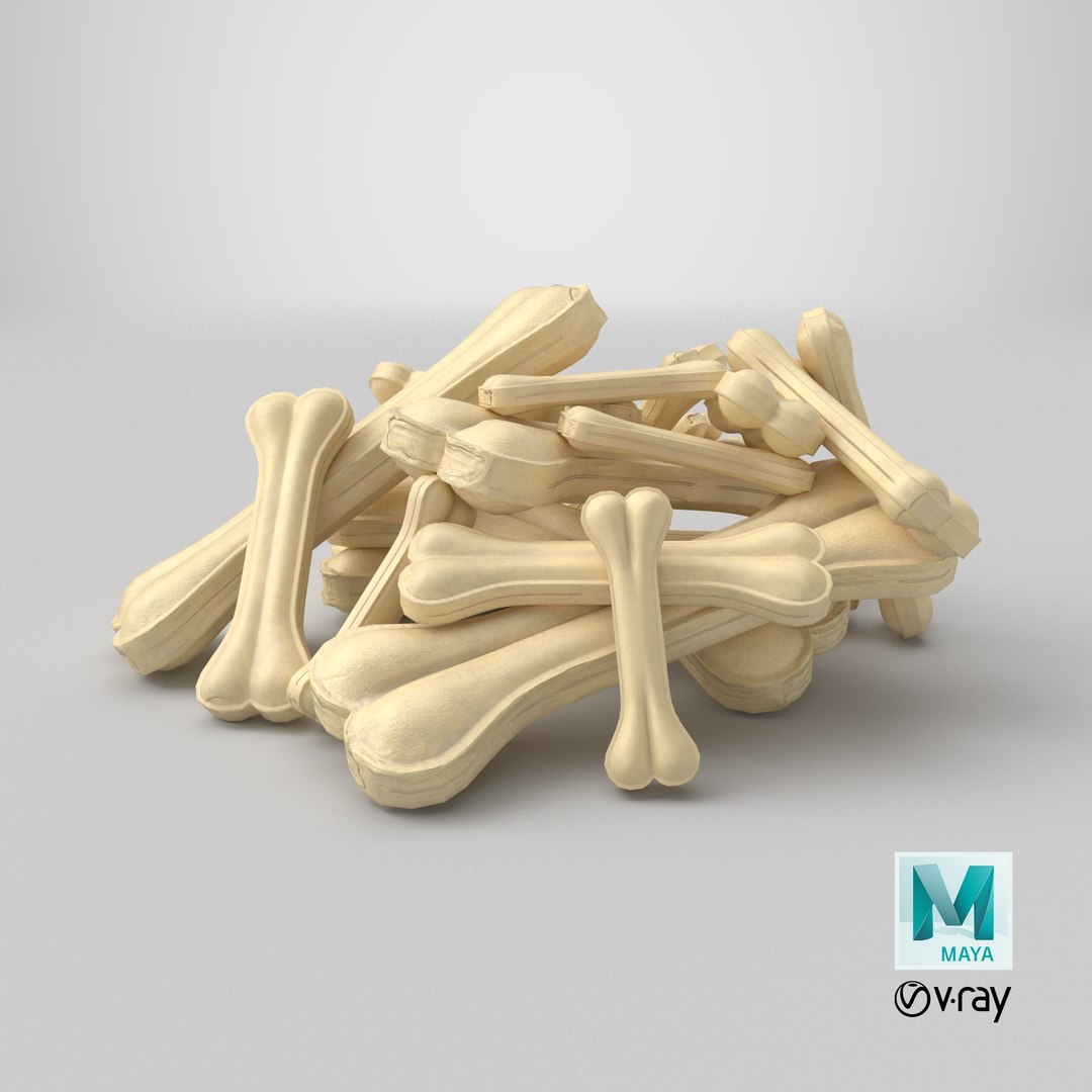 Pile of Dog Chew Bones Light 3D model https://p.turbosquid.com/ts-thumb/Cc/lwQnPS/82/stemcell_maya_vray_render/png/1711361632/1920x1080/fit_q87/ae2bdfc21bf5a0478ae71ee5f58a3338a8509fea/stemcell_maya_vray_render.jpg