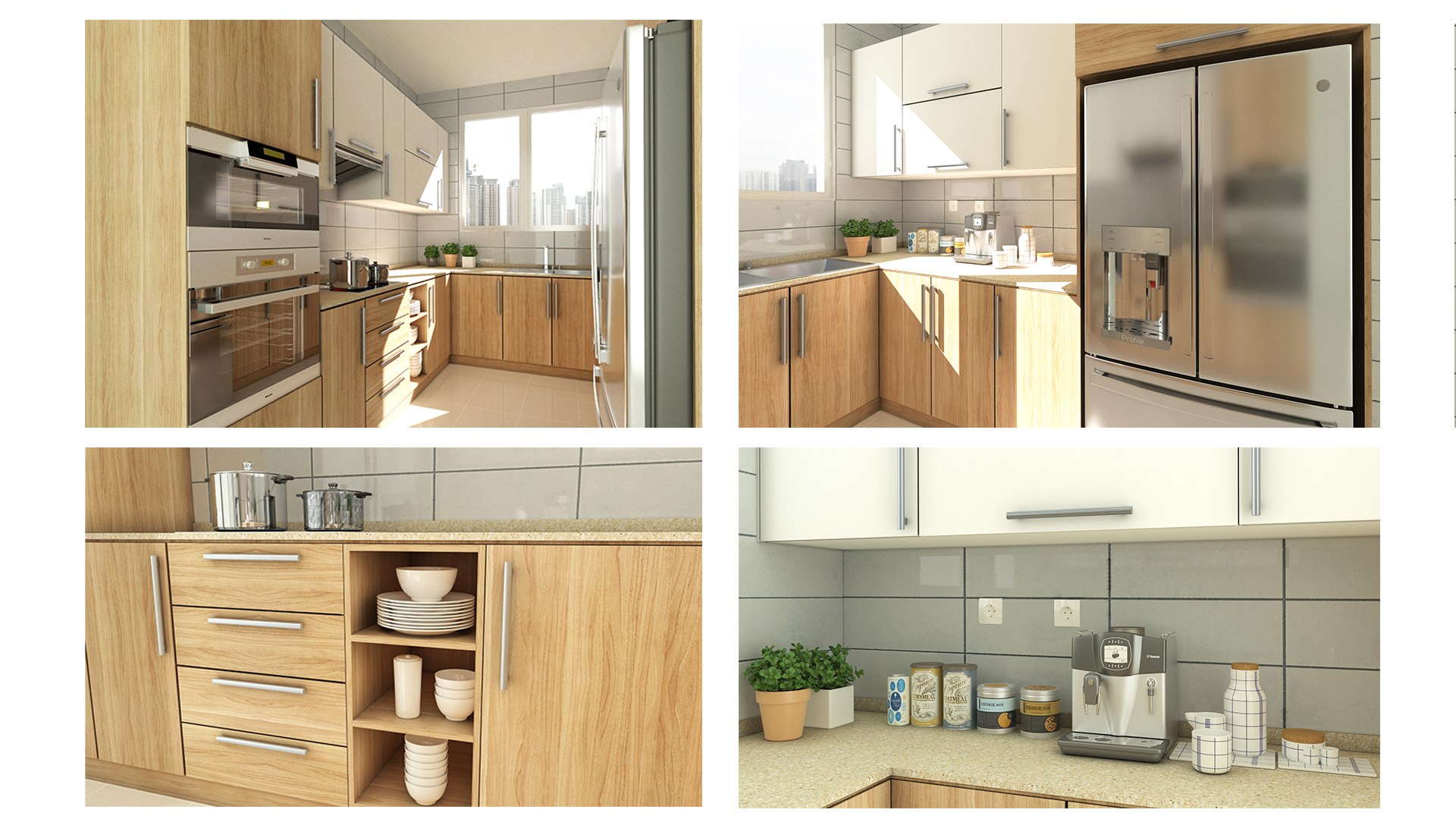 3D Kitchen Interior Scene - TurboSquid 2035650