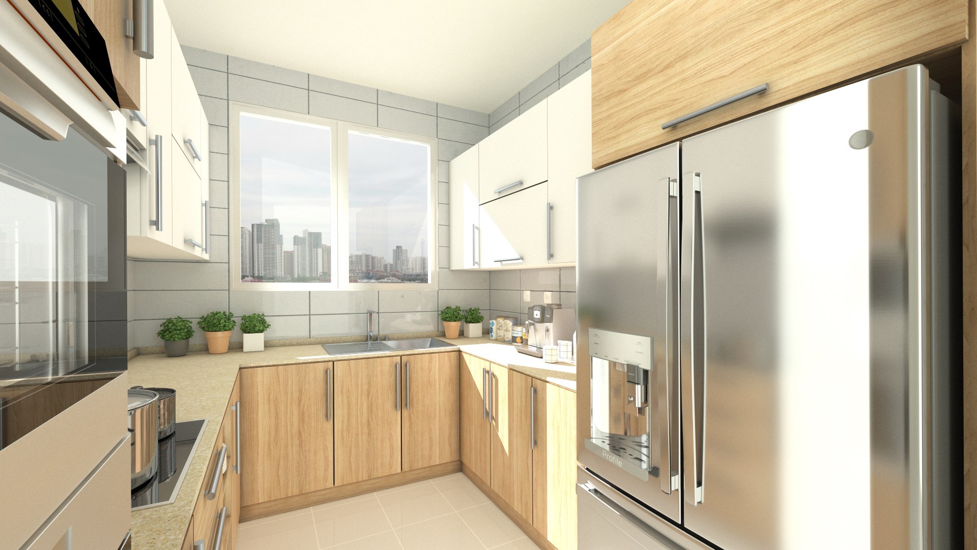 3D Kitchen Interior Scene - TurboSquid 2035650