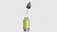 3D dropper bottle with drop