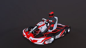 LowPolyKartWithPlayer 2