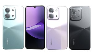 3D model Xiaomi Redmi 15C 5G All Colors