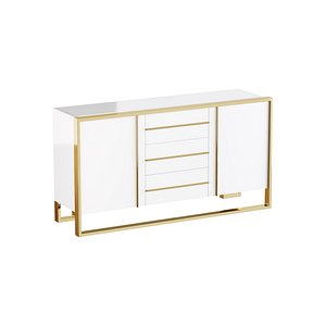 Glossy White Buffet