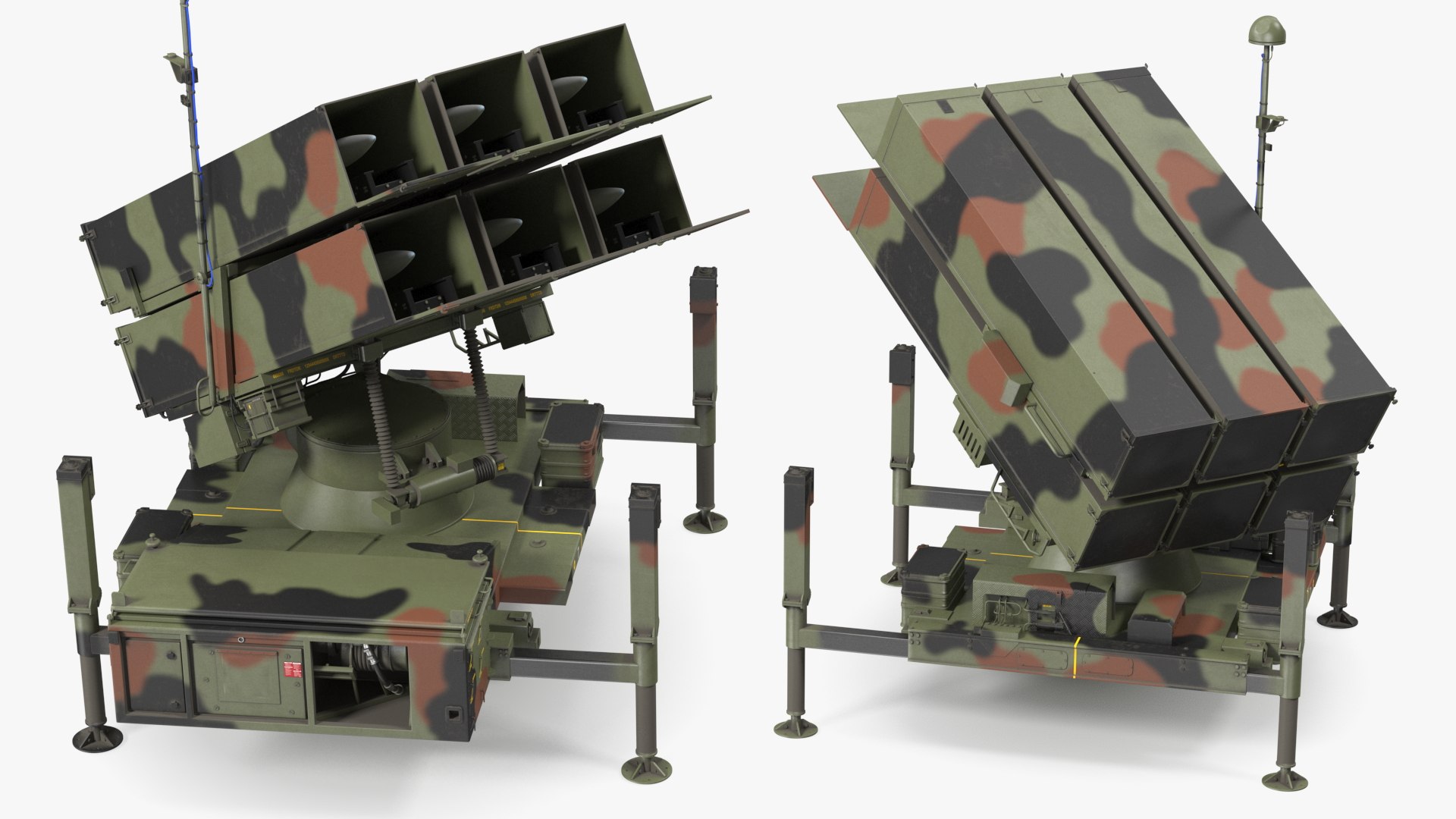 NASAMS Missile System Camouflage Ready to Attack 3D https://p.turbosquid.com/ts-thumb/Cd/1kGQo7/aj/nasamsmissilesystemcamouflagereadytoattackvray3dmodel009/jpg/1664434979/1920x1080/fit_q87/801417bd516f075c8ccd6ad3f3517212c2d25fe3/nasamsmissilesystemcamouflagereadytoattackvray3dmodel009.jpg