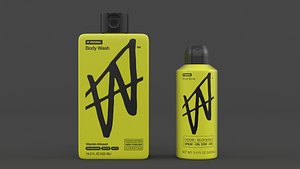 W By Jake Paul Body Wash 3D model