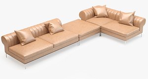 busnelli deja vu sofa 3d model