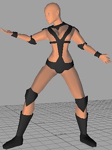 Vira girl warrior lo-poly