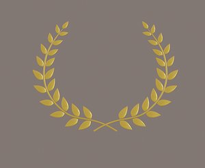 laurel wreath 3D