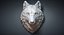 Wolf Head Sculpture Serious