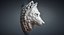 Wolf Head Sculpture Serious