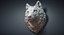 Wolf Head Sculpture Serious
