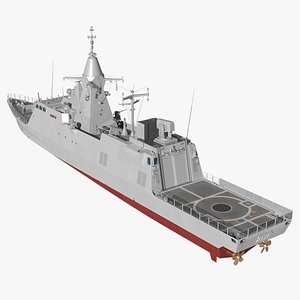 Baynunah Class Corvette UAE Navy Rigged
