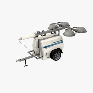 Mobile Construction Light Tower Compact