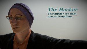 Free - The Hacker - Realistic Game Ready Human Character