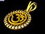 Diamond Om Pendant - 0040