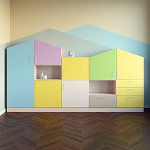 Childroom Furniture Cabinet Wardrobe