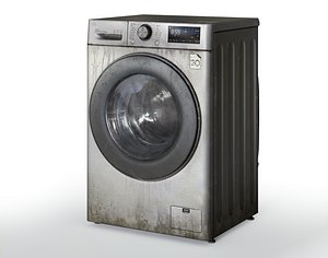 Front Load Washing machine dirty PBR gameready DA1