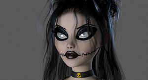 Druilla Gothic Horror Scary Woman