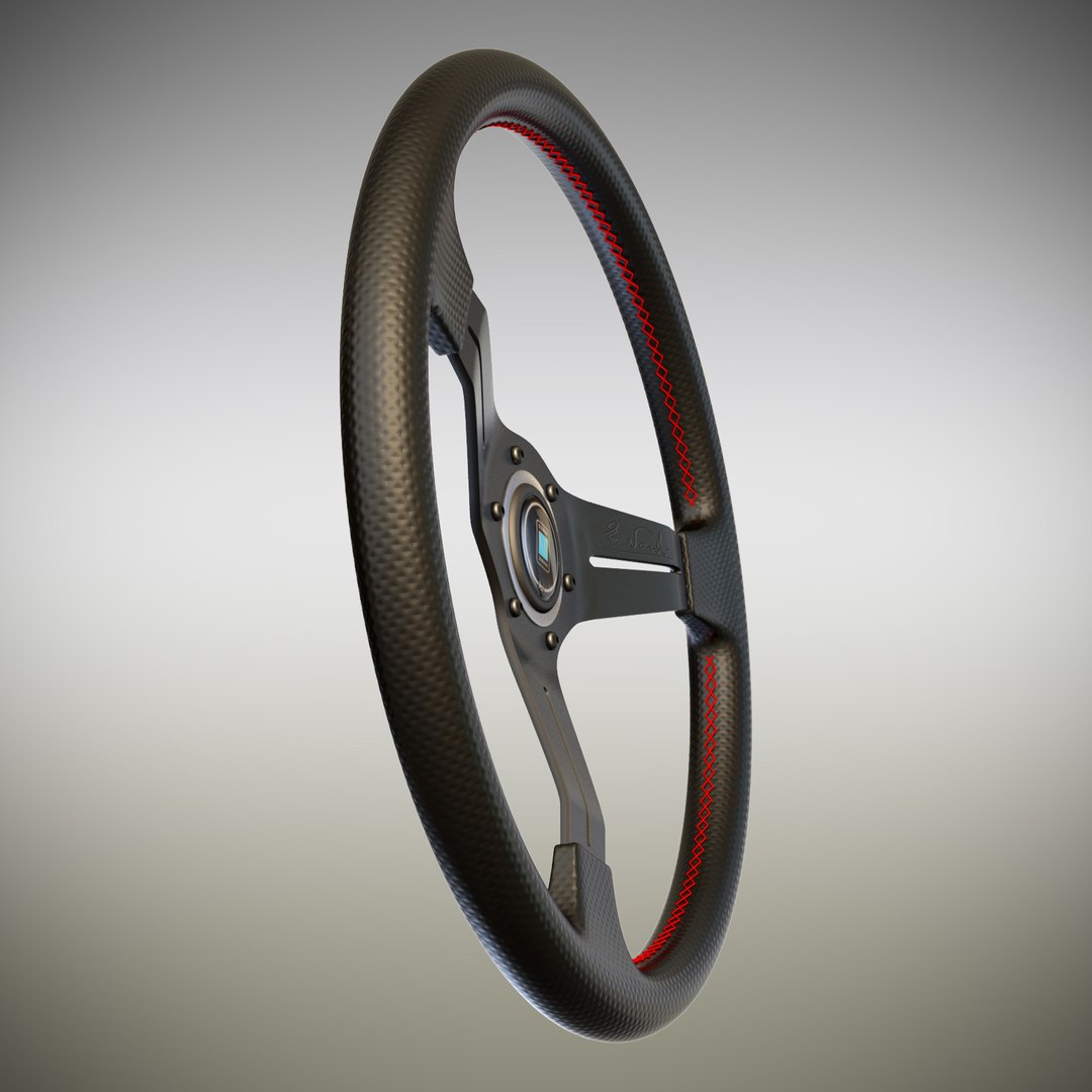 3d Model Sports Steering Wheel Nardi “ ONLY 3D decal ”NARDI x TRD