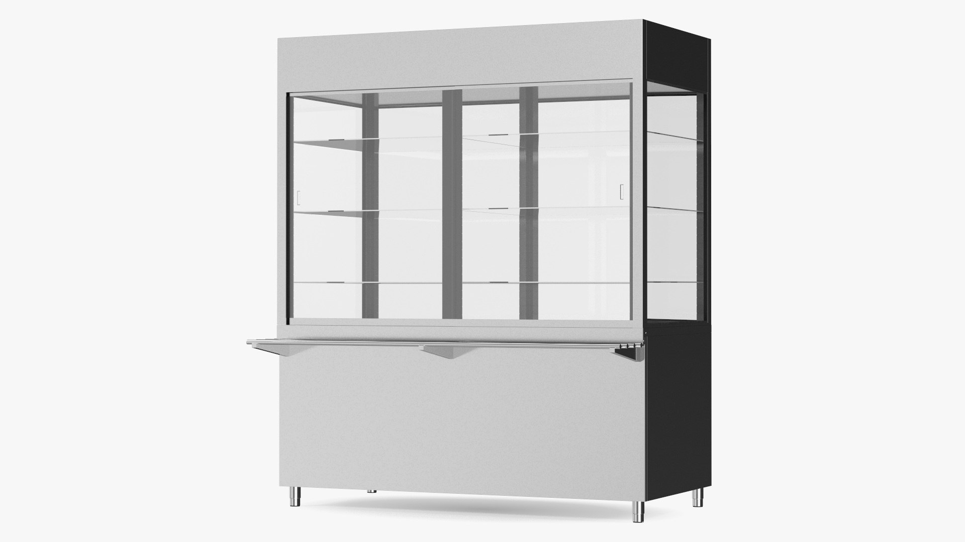 Fridge Self Service Line Element 3D model preview