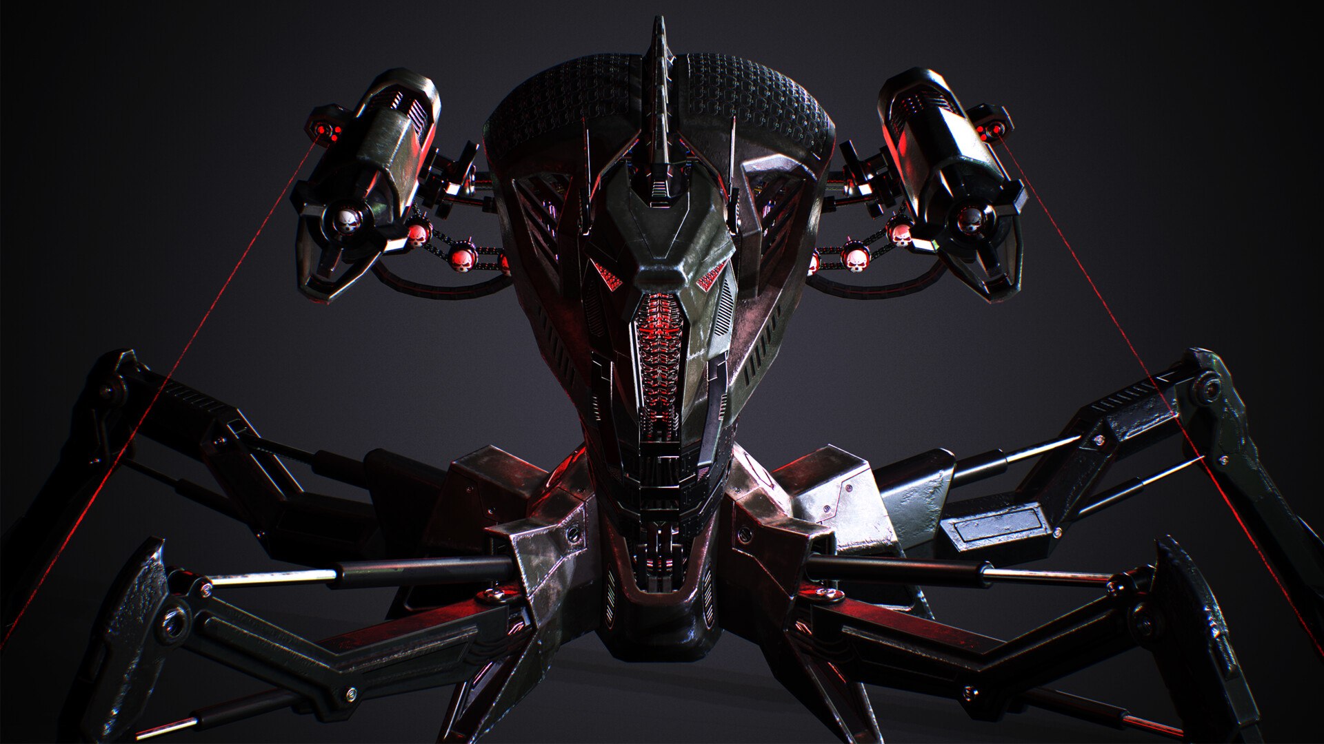 Spider Mech Robot  Game Ready 3D Model Rigged  Mobile  PC Optimized model https://p.turbosquid.com/ts-thumb/Cd/Ye7UPK/00/boriskosminaspar2k52/jpg/1752521730/1920x1080/fit_q87/50802ced58fca1b9ffaccd6bed3bdf2986dddcc5/boriskosminaspar2k52.jpg