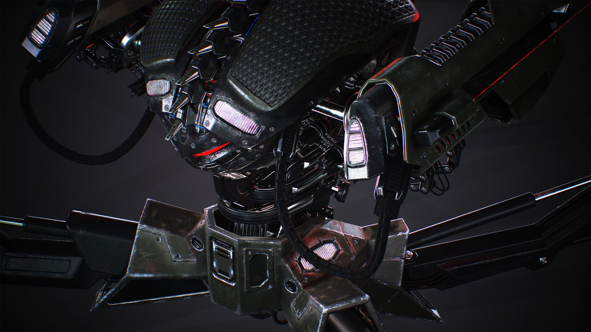 Spider Mech Robot  Game Ready 3D Model Rigged  Mobile  PC Optimized model https://p.turbosquid.com/ts-thumb/Cd/Ye7UPK/Uf/boriskosminaspar2k6/jpg/1752521729/1920x1080/fit_q87/5ea3d0bdd3e09f8f973c5d6ae88380a5ea16e343/boriskosminaspar2k6.jpg