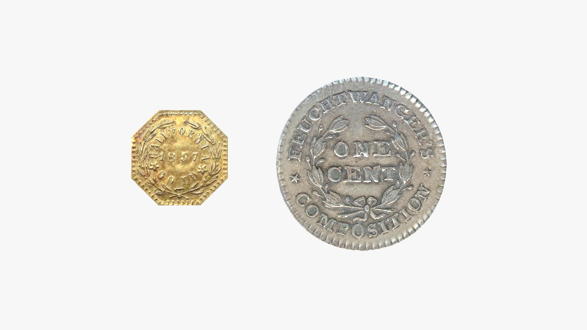 Feuchtwanger Cent 1837 and California Gold 1857 Set 3D model https://p.turbosquid.com/ts-thumb/Cd/aE5zHI/Fg/z0000/png/1717150373/1920x1080/turn_fit_q99/3b8e37886911abb937cd11150da8d761e72f55b0/z0000-1.jpg