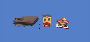 Cafe Fastfood Restaurant Pack