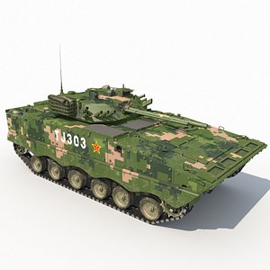 3D model China ZBD-04 Infantry Fighting Vehicle