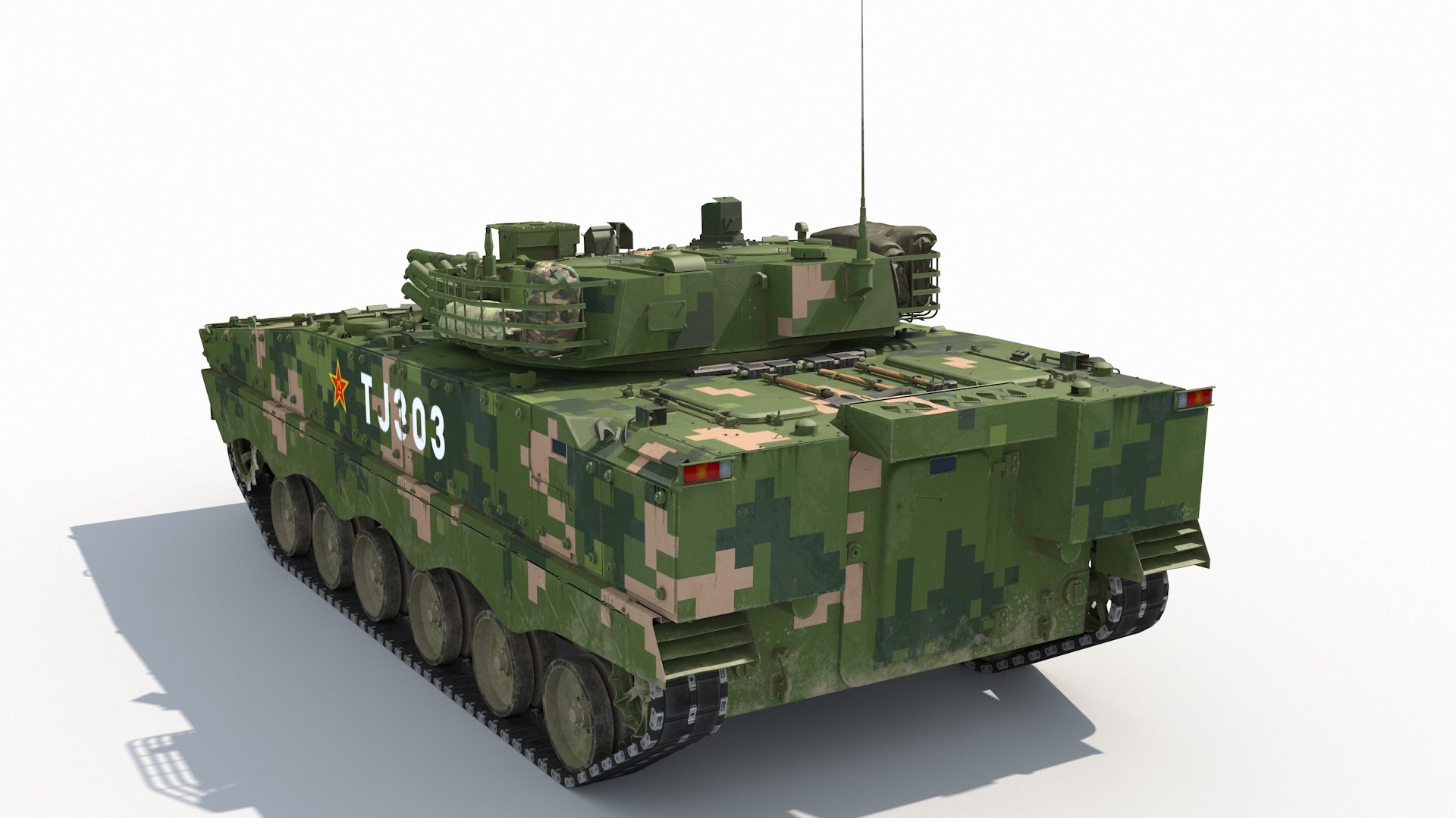 3D Model China ZBD-04 Infantry Fighting Vehicle - TurboSquid 2411484