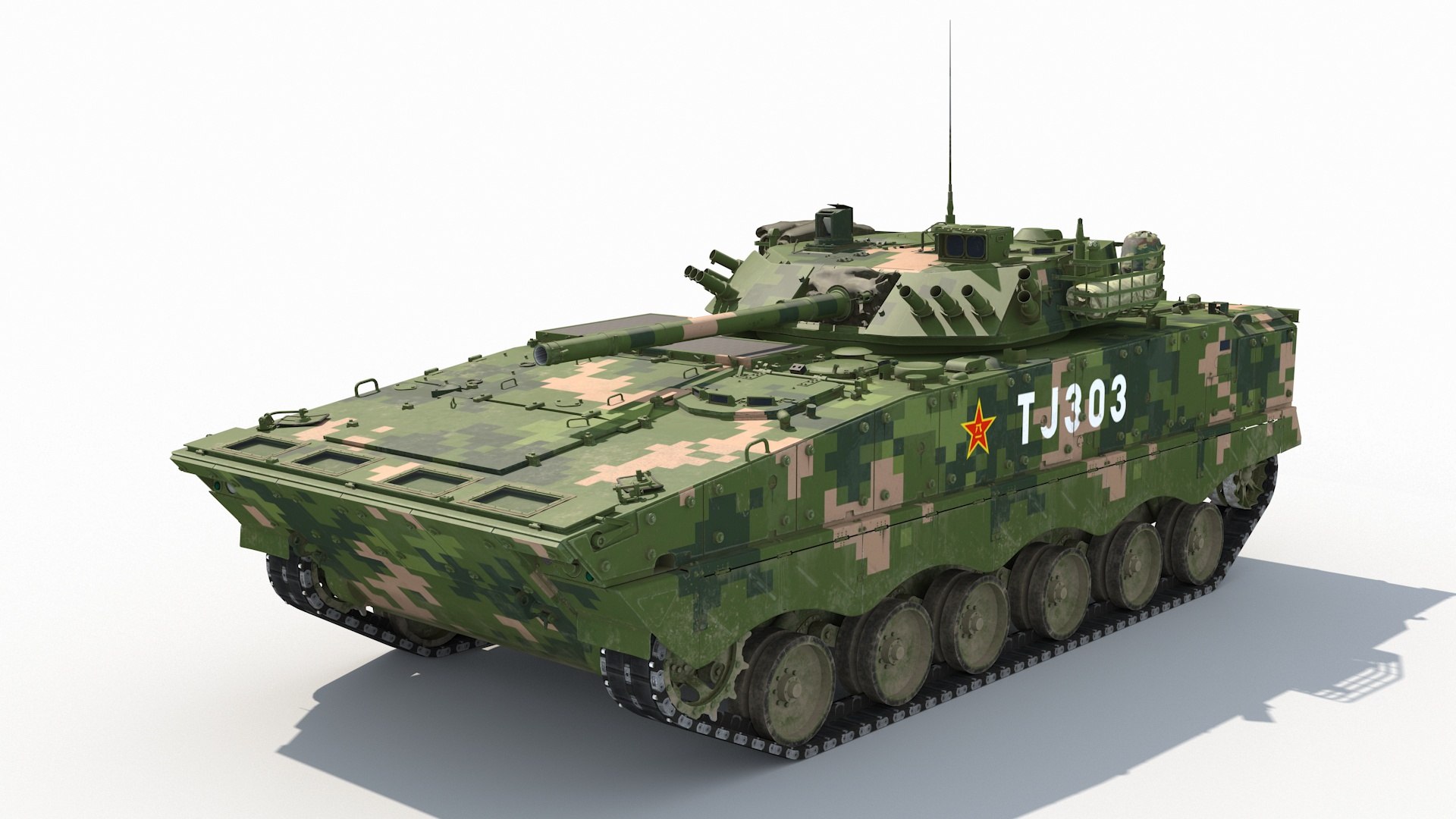 3D Model China ZBD-04 Infantry Fighting Vehicle - TurboSquid 2411484