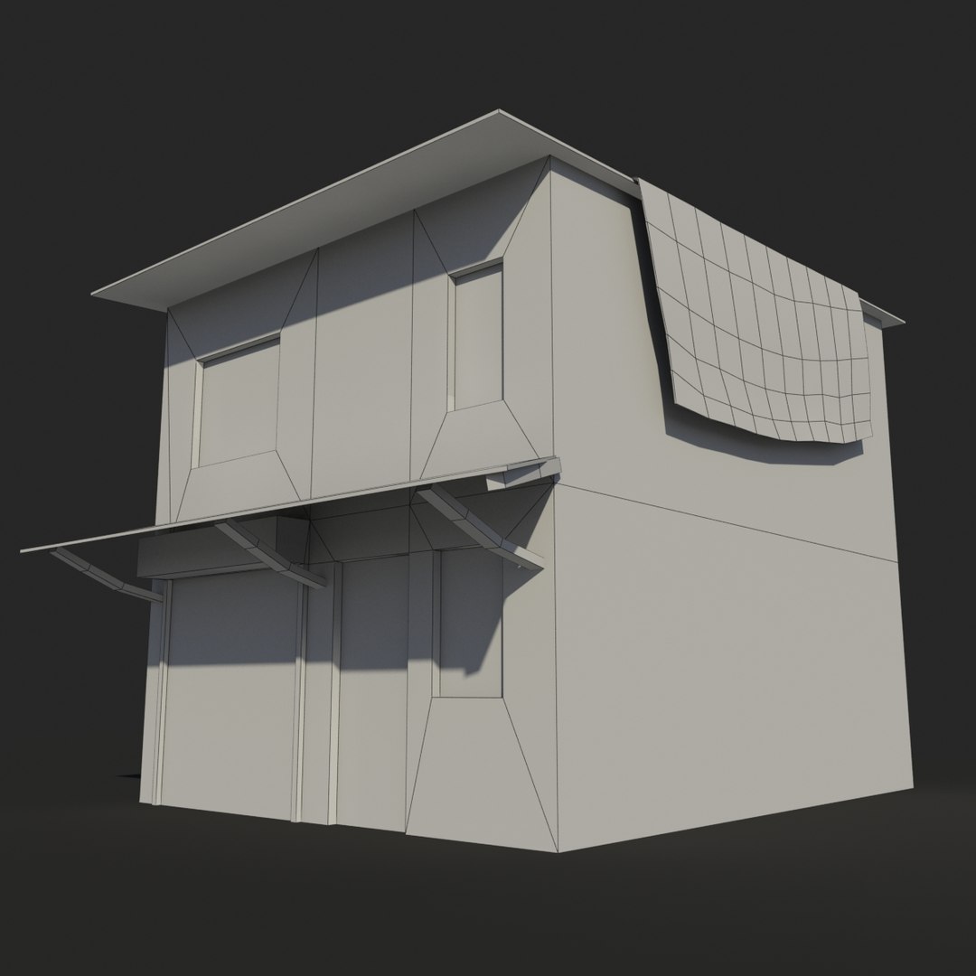 Ready Slum 3D Model - TurboSquid 1549130