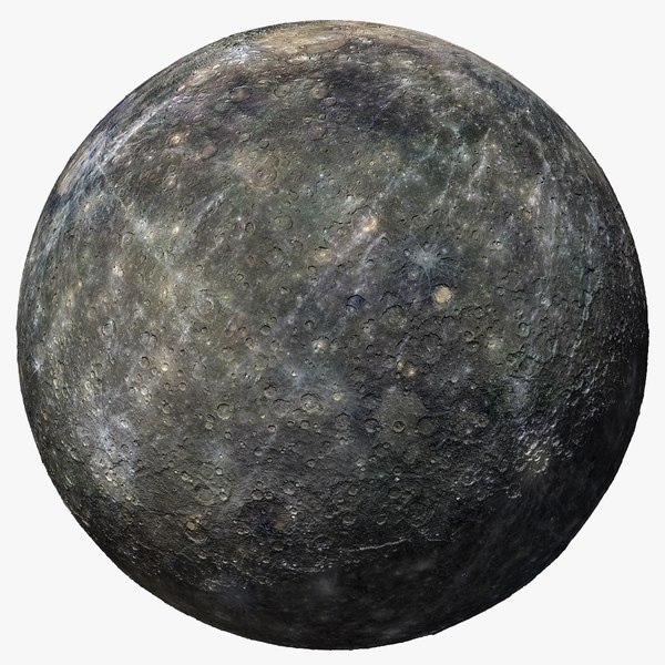 3D mercury planet