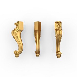 CNC table leg furniture 11 3D model