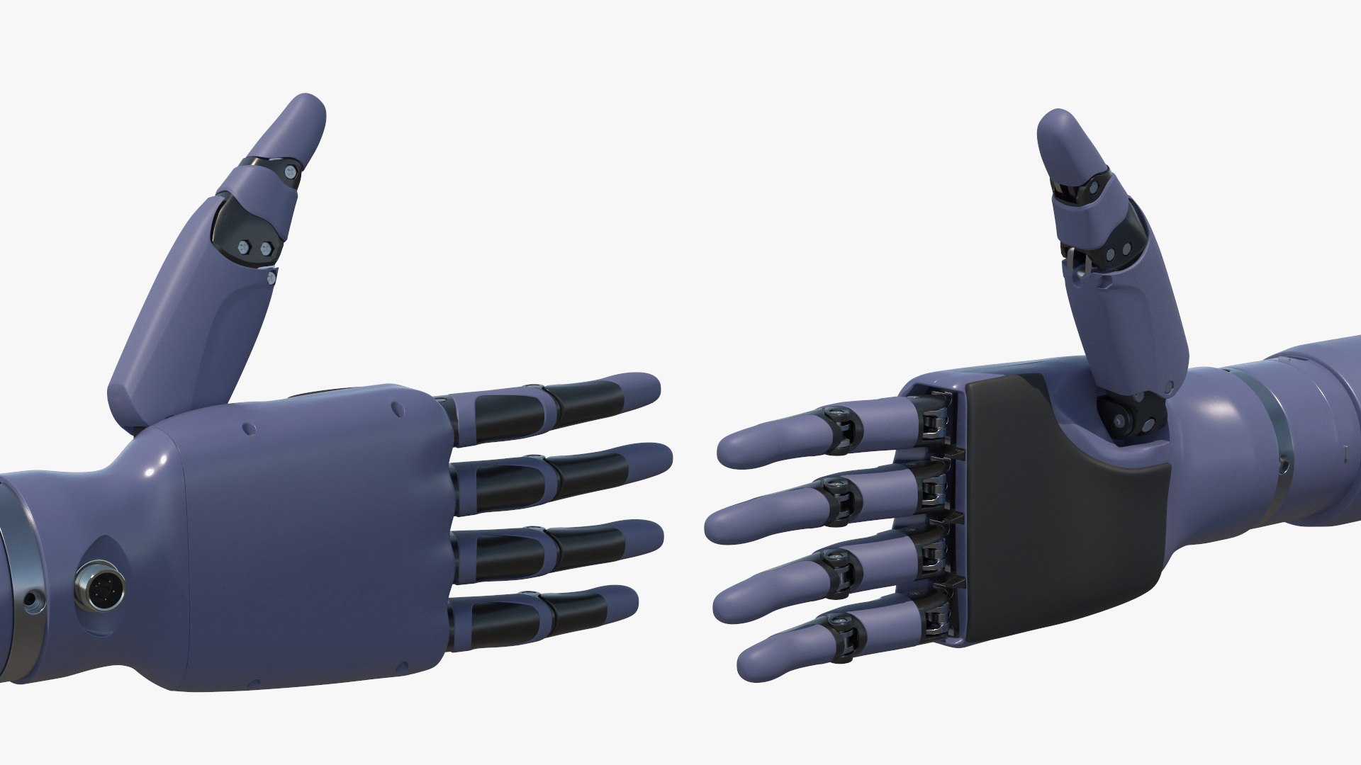 Humanoid Robot With Dexterous Hands Rigged For Maya 3d Model Humanoid Robot With Dexterous Hands Rigged For Maya 3d Model