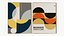 Mehrfarbiges Bauhaus-Posterset