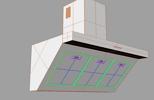 kitchen hood 3d 3ds