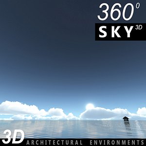 sky clouds 3d model