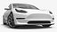 Coche eléctrico hatchback moderno blanco preparado para Maya