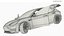 Coche eléctrico hatchback moderno blanco preparado para Maya