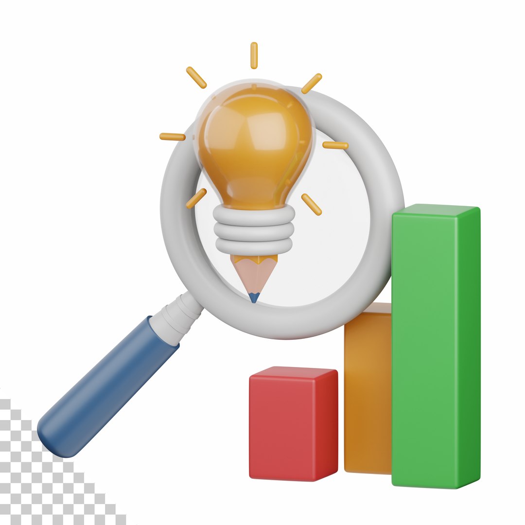 3d Rendering Insight Isolated Useful For Business And Finance Design ...